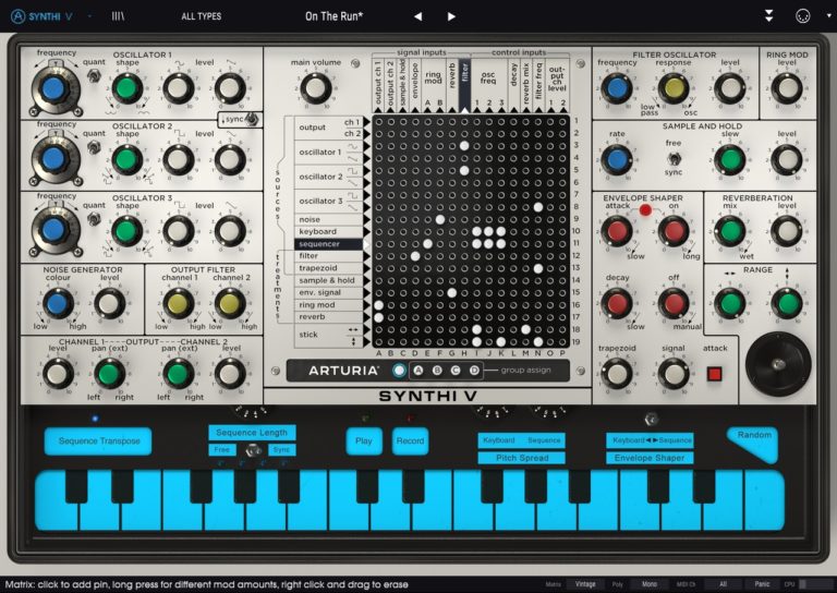 arturia synthi v