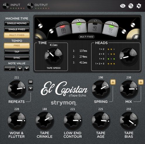 STRYMON EL CAPISTAN - Machine Type: Multi Fixed