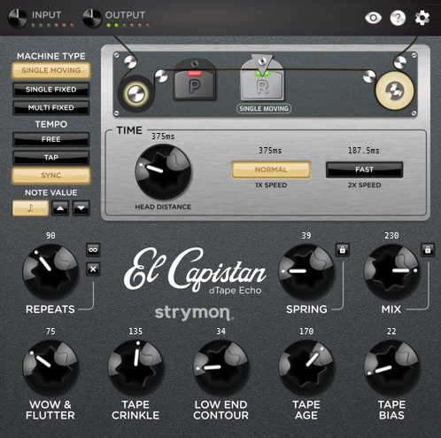 STRYMON EL CAPISTAN - Machine Type: Single Moving